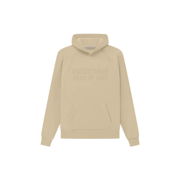 Fear of God Essentials SS23 Essentials Hoodie Sand Logo