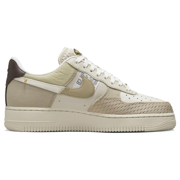 Nike Air Force 1 tan bling