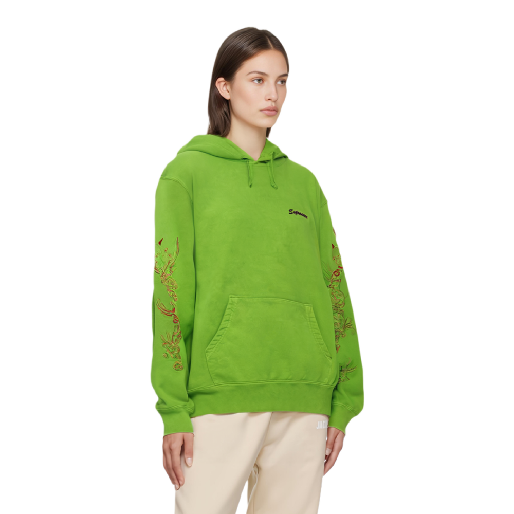 Supreme SS20 Week 14 Dragon Overdyed Hooded Sweatshirt