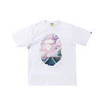 A BATHING APE BAPE Sakura Photo Ape Head Tee T