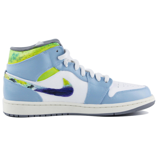 【 】 Jordan Air Jordan 1 Mid Vintage Grey