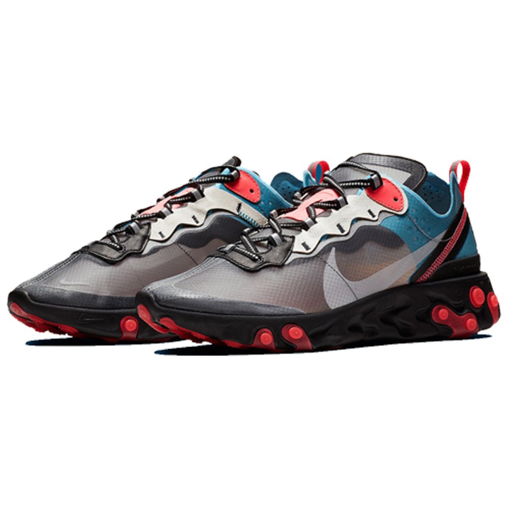 Nike React Element 87 Blue Chill Solar Red