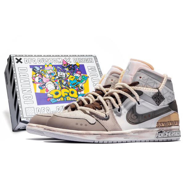 【 】 Jordan Air Jordan 1 Mid SE Craft GS