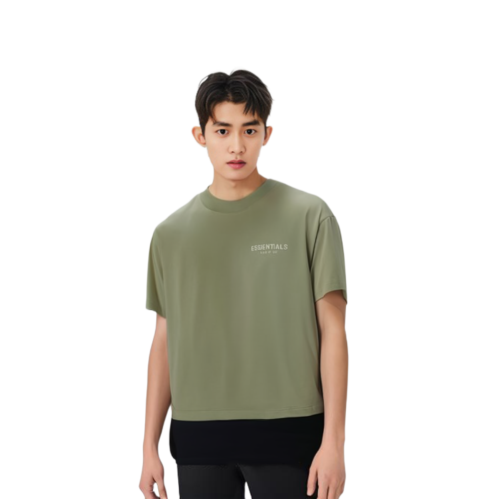 Fear of God Essentials SS22 Tee Seafoam Logo T