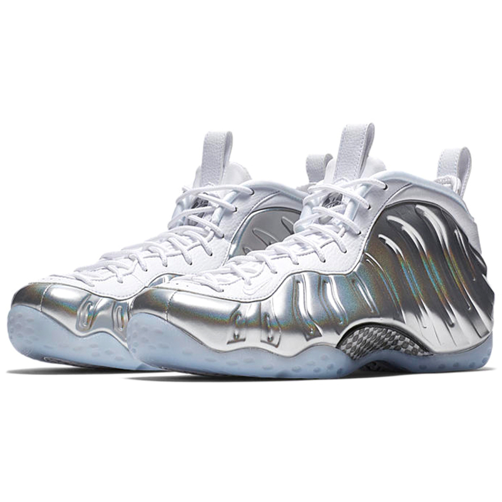 Nike Foamposite One chrome white