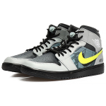 【 】 Jordan Air Jordan 1 Mid Light Smoke Grey