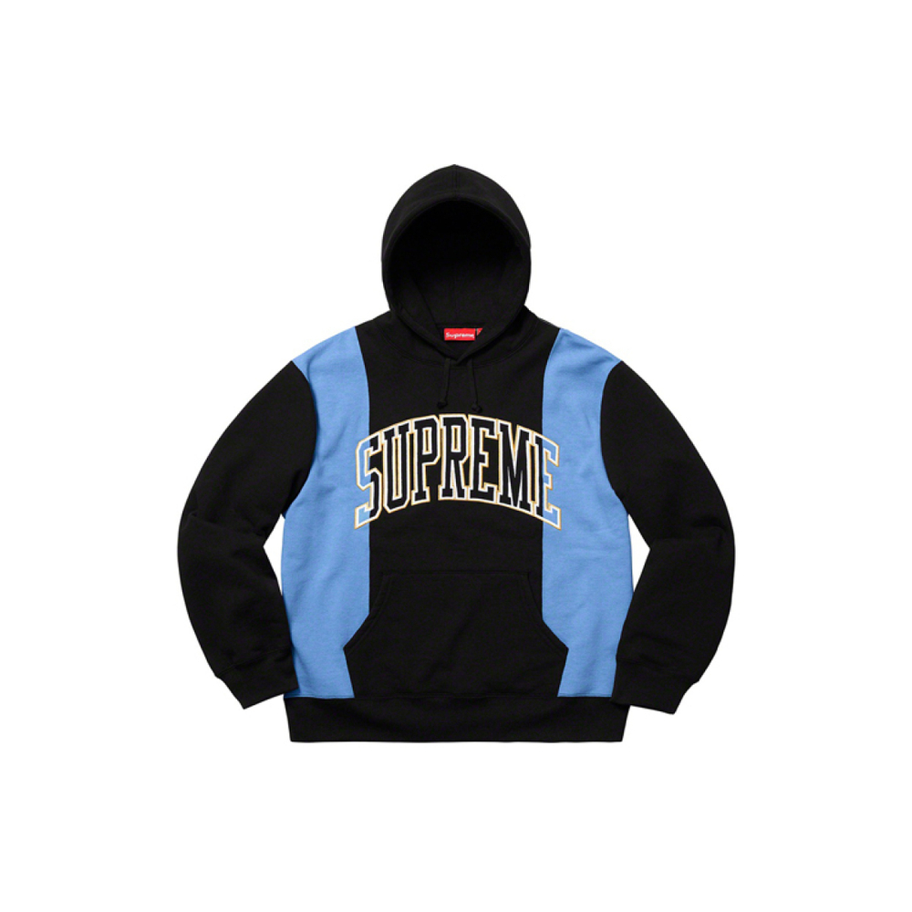 Supreme FW19 Week 4 Paneled Arc Hooded Sweatshirt Logo