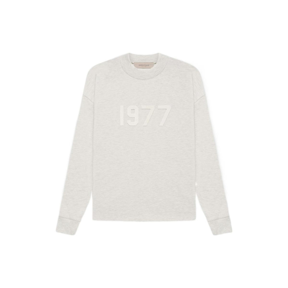 Fear of God Essentials SS22 LS Tee Light Oatmeal 1977 T
