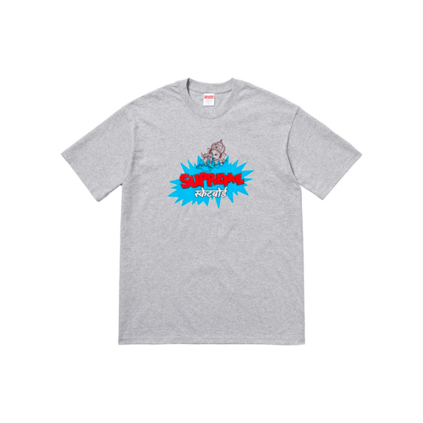Supreme SS18 Ganesha Tee Heather Grey T