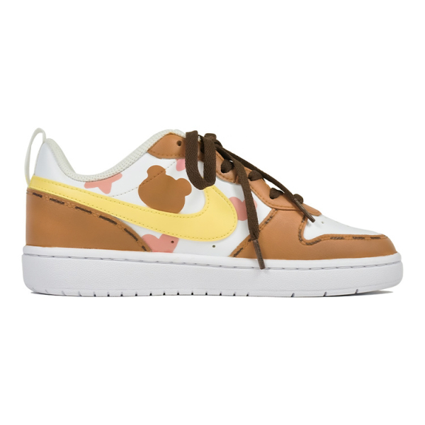 【 】 Nike Court Borough Low 2 Bear Biscuit GS