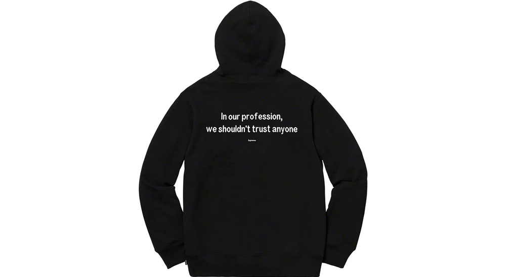 Supreme FW18 The Killer Hooded Sweatshirt Black