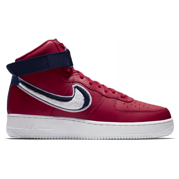 Nike Air Force 1 3D Chenille Swoosh Red White Blue