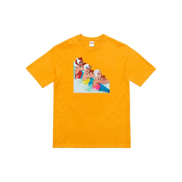 Supreme SS18 Swimmers Tee Mustard T