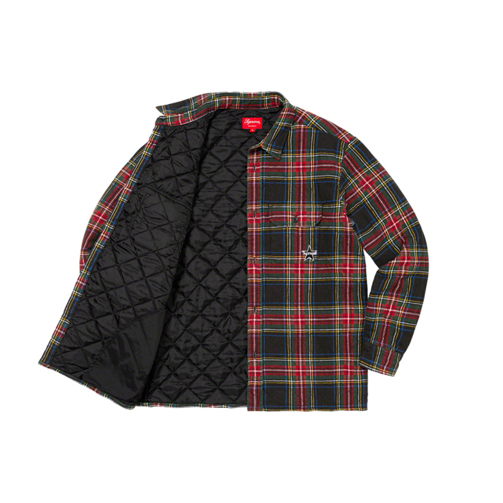 Supreme FW21 Week 12 Quilted Plaid Flannel Shirt