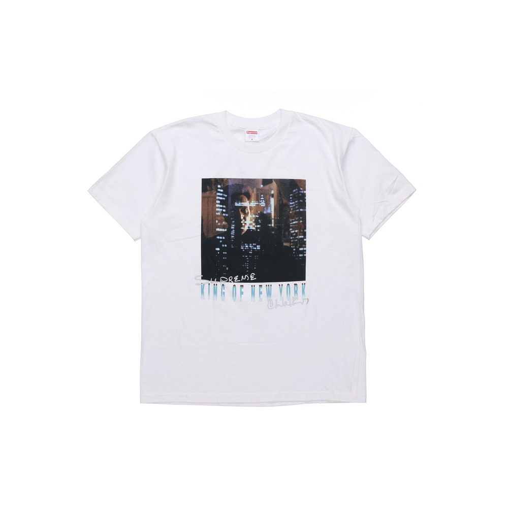 Supreme SS19 Christopher Walken King Of New York Tee White T