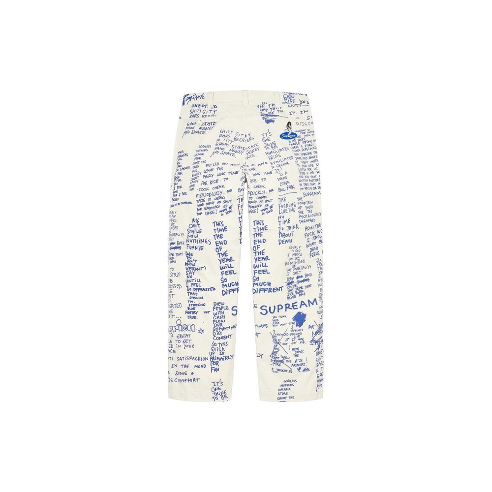 Supreme SS23 Week12 GONZ POEMS CHINO PANT