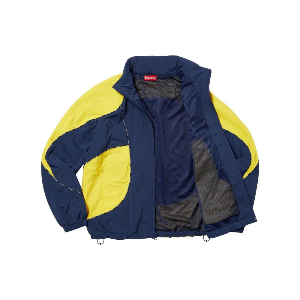 Supreme FW23 WEEK2 LOGO PIPING HOODED TRACK JACKET Logo