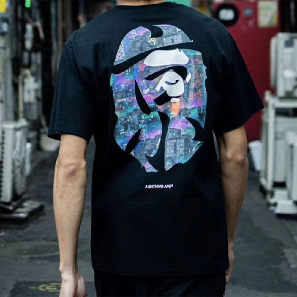 A BATHING APE Neon Tokyo Tee T