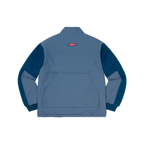 Supreme FW19 Week 10 Upland Fleece Jacket Light Blue