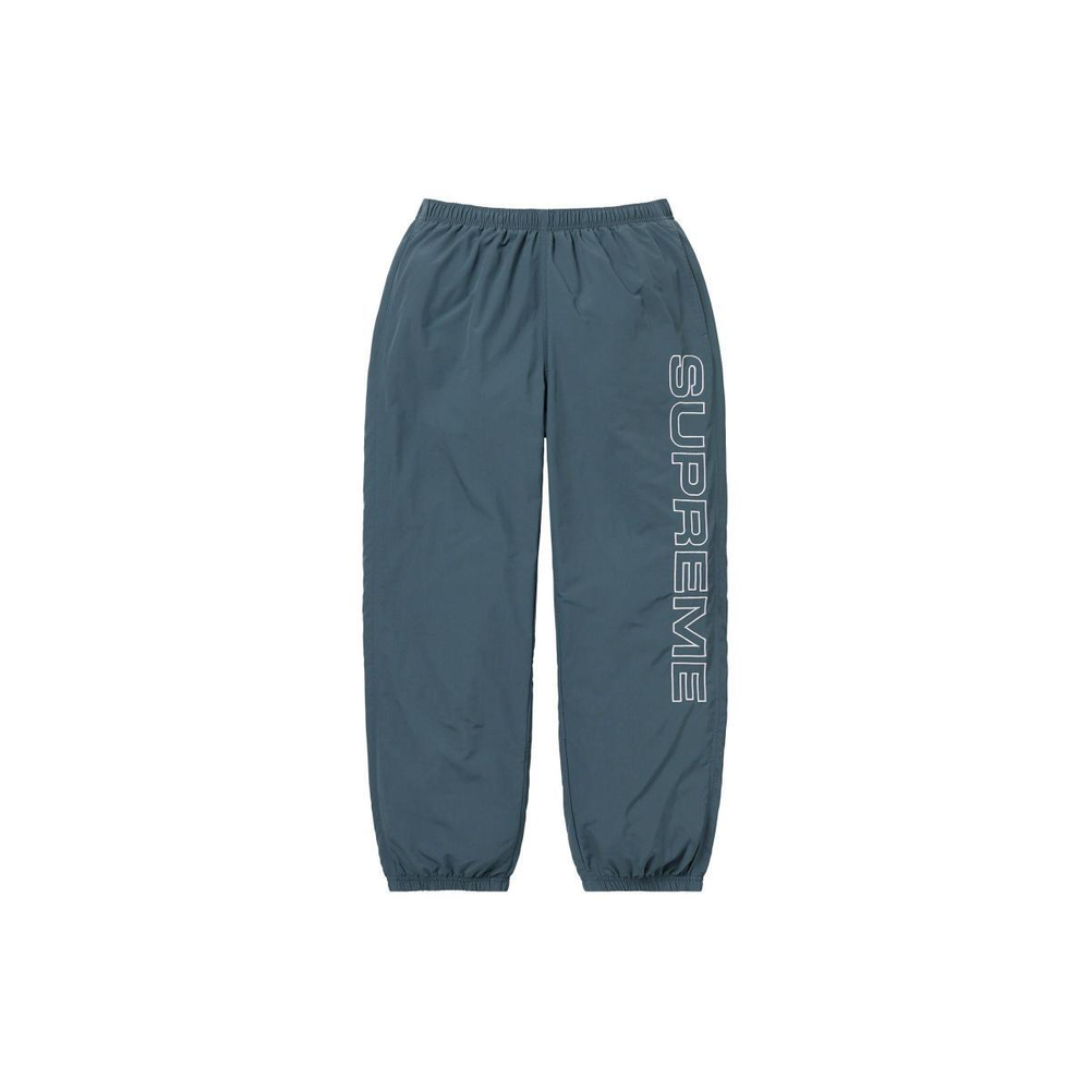 Supreme FW23 WEEK1 SPELLOUT EMBROIDERED TRACK PANT Logo