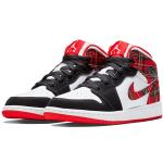 Jordan Air Jordan 1 Mid White Plaid
