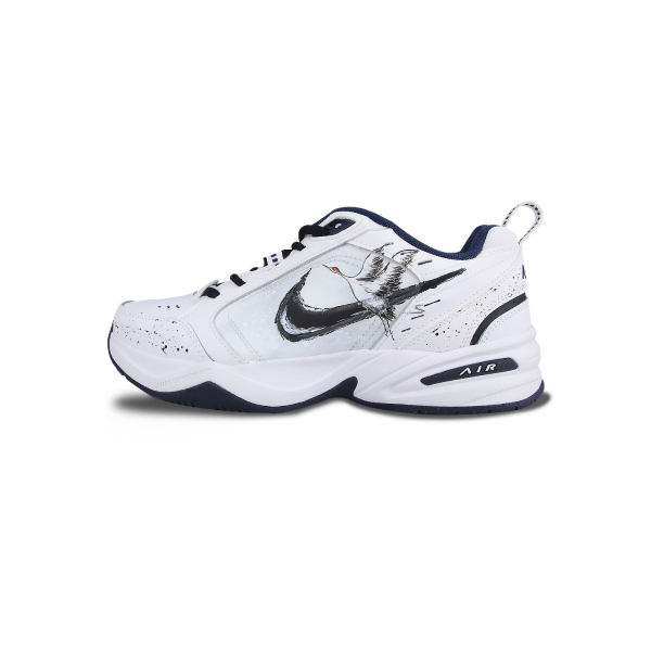 【 】 Nike Air Monarch 4 PU White Navy