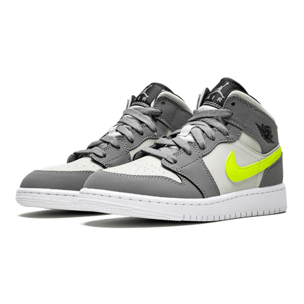 Jordan Air Jordan 1 Mid Gunsmoke Volt