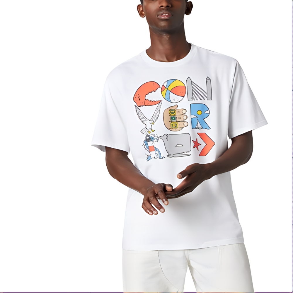 Converse Cartoon Printing T