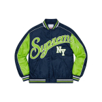 Supreme FW20 Week 1 Contrast Script Varsity Jacket