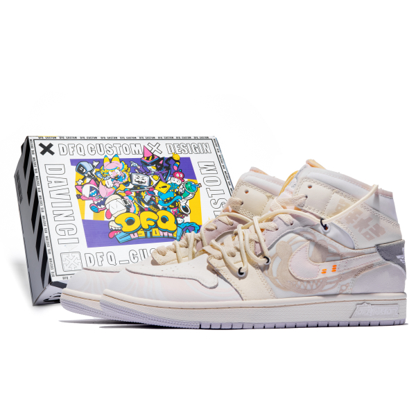 【 】 Jordan Air Jordan 1 Mid SE Craft GS