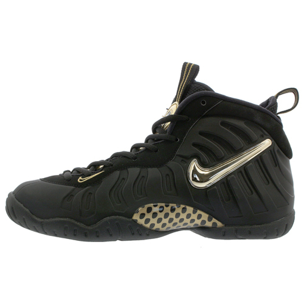 Nike Foamposite Pro Black Metallic Gold