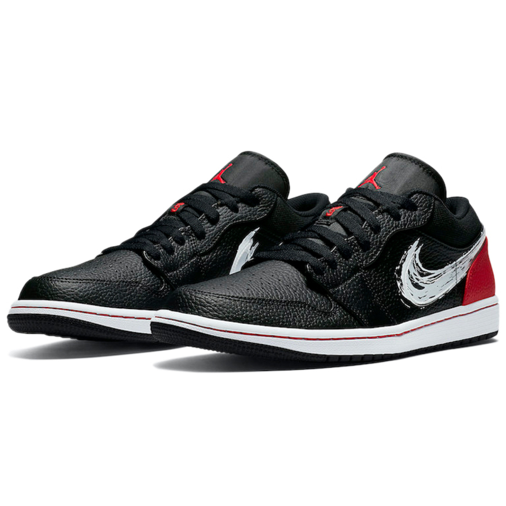 Jordan Air Jordan 1 Low Brushstroke Swoosh