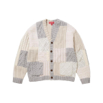 Supreme FW23 WEEK3 PATCHWORK CABLE KNIT CARDIGAN