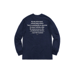 Supreme FW18 The Killer L/S Tee Navy T