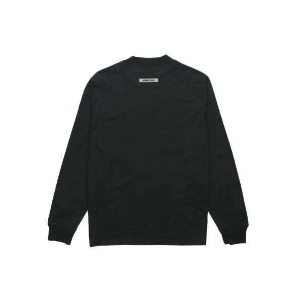 Fear of God Essentials FW20 Logo Long Sleeve T-Shirt Black T