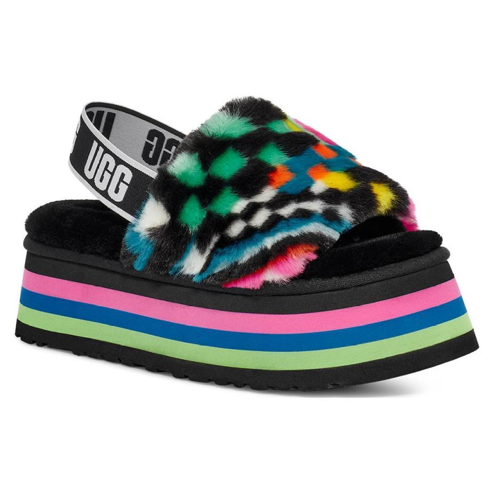 UGG DISCO Checks Slide