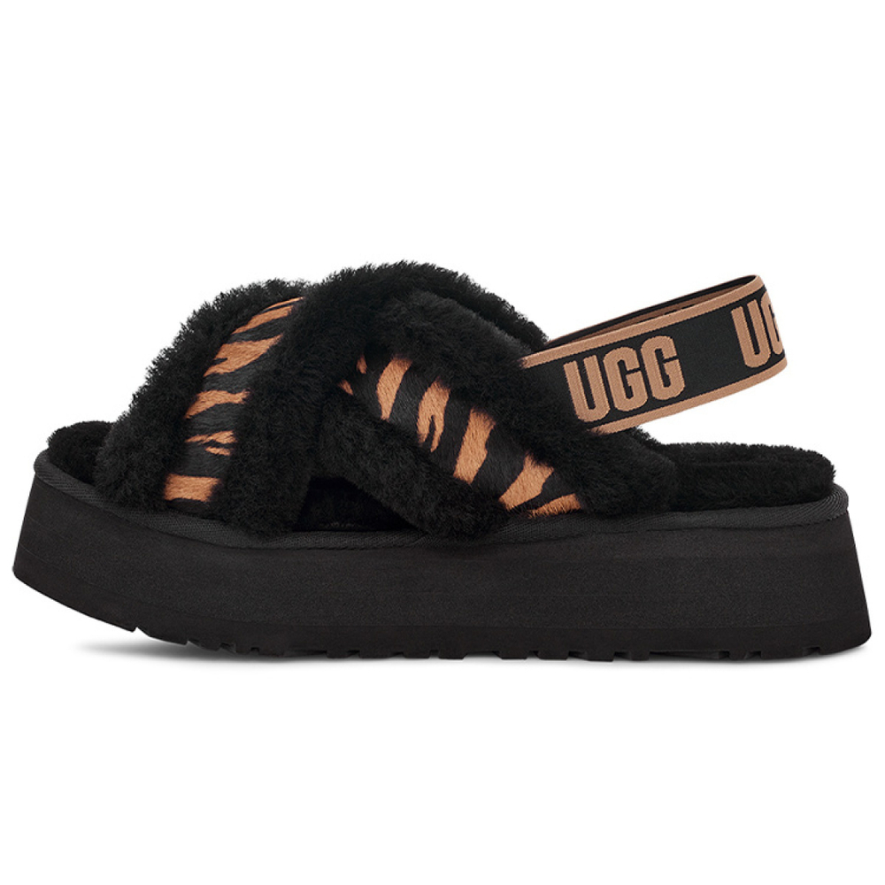 UGG DISCO Cross Slide Tiger Print