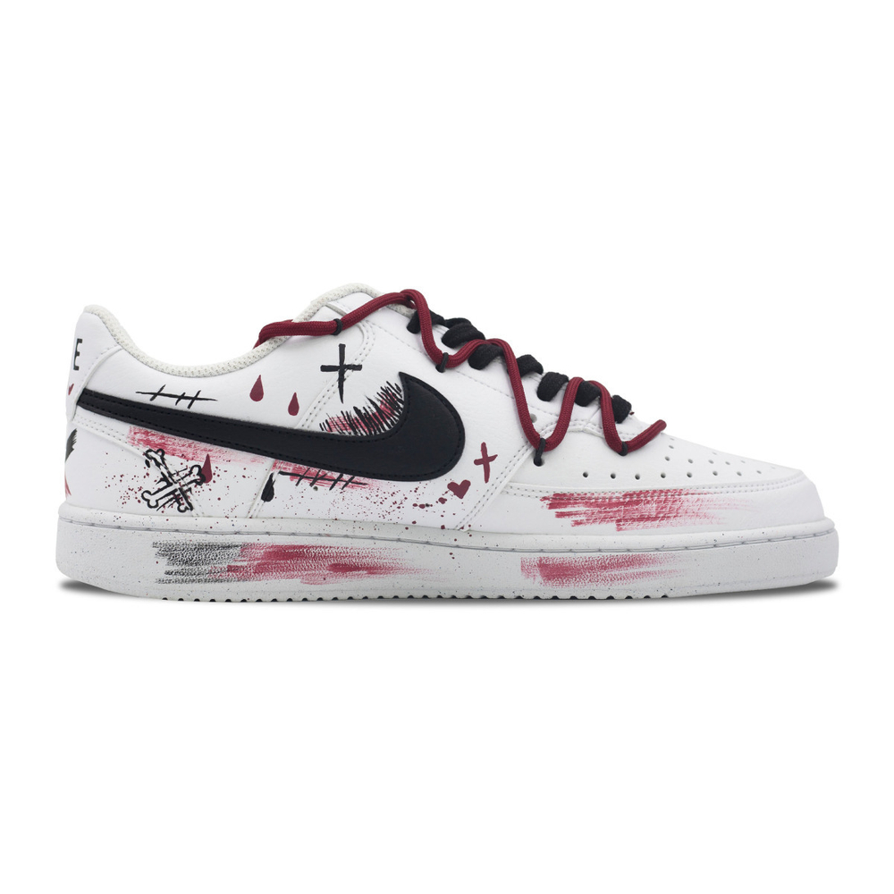 【 】 Nike Court Vision 1 Low Skeletons