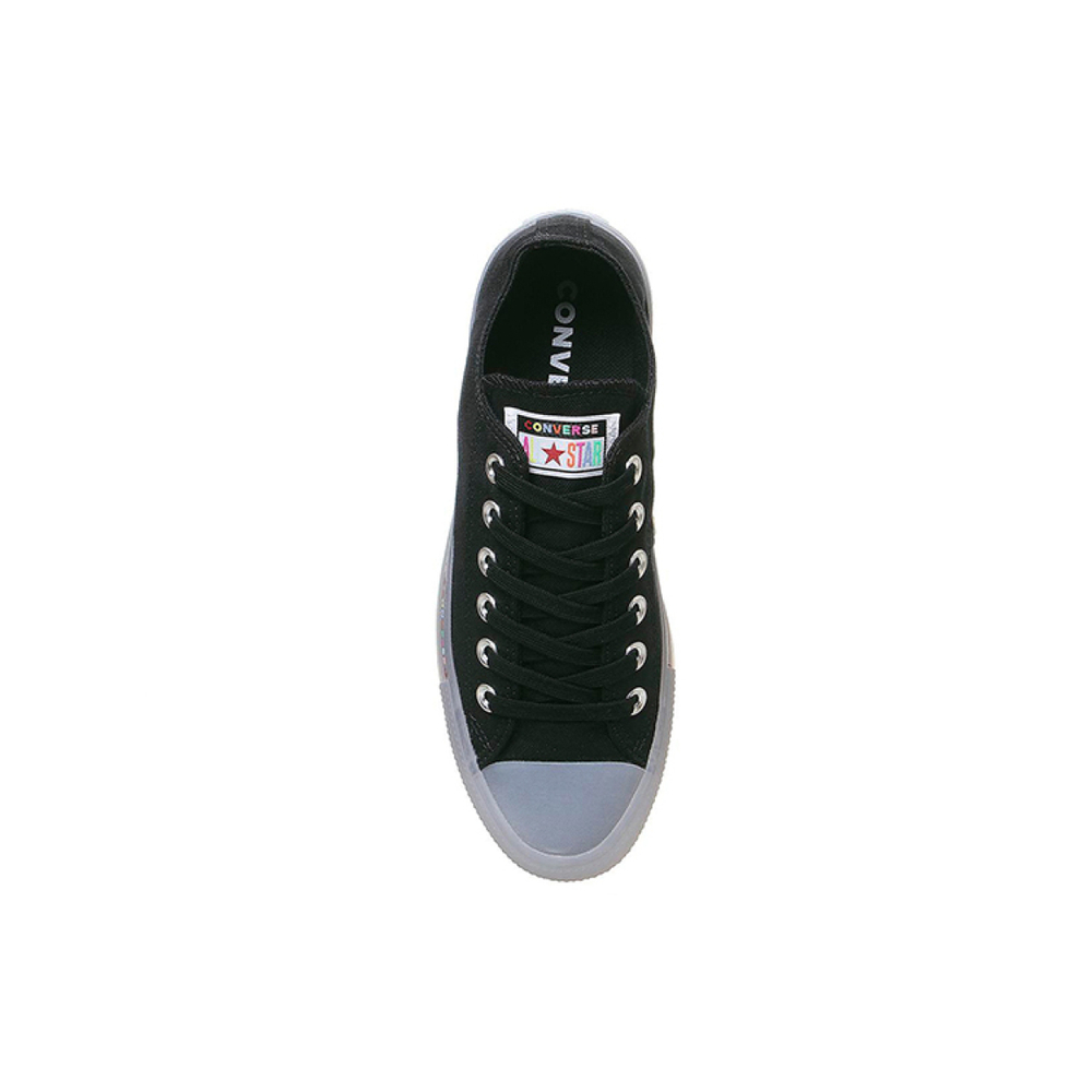 Converse All Star Low Trainers Rainbow Black