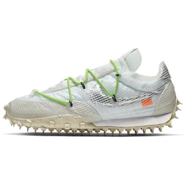OFF-WHITE x Nike Waffle Racer 'Electric Green'