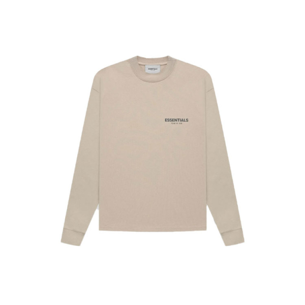 Fear of God Essentials FW21 Ls Tee String/Tan Logo T