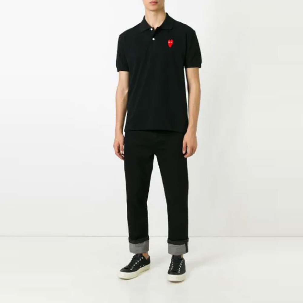 CDG Play Heart Polo