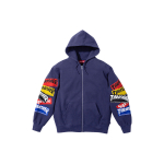 Supreme Week 5 x Thrasher Multi Logo Zip Up Hooded Sweatshirt