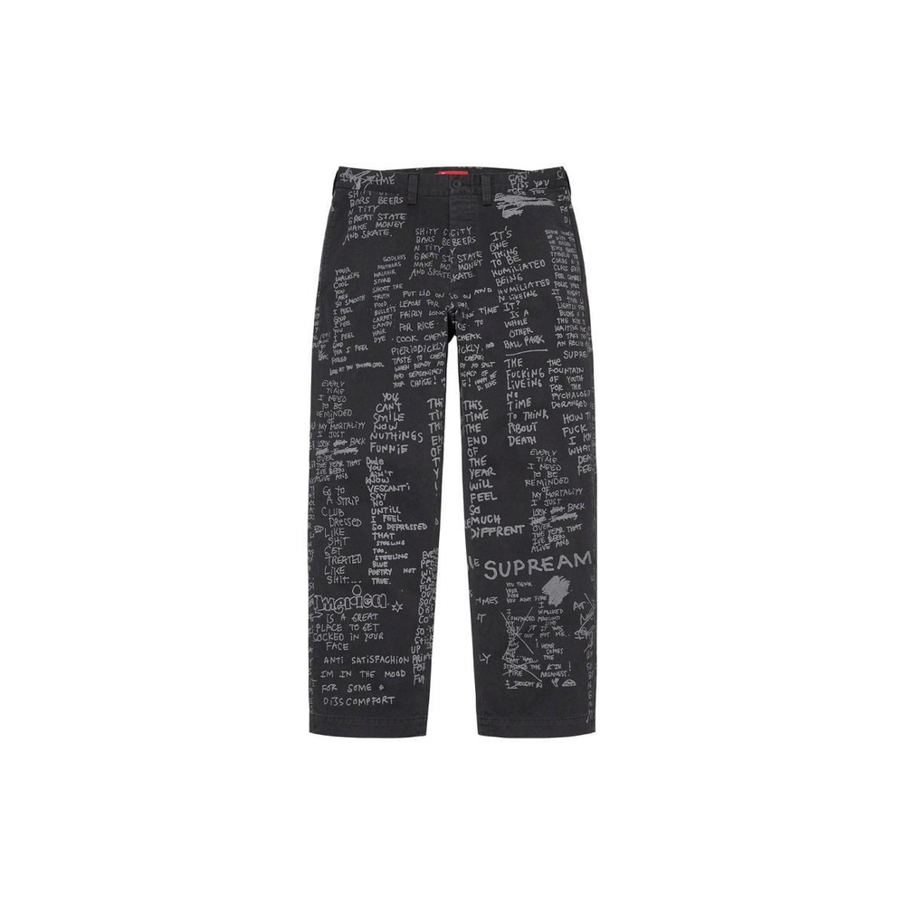 Supreme SS23 Week12 GONZ POEMS CHINO PANT