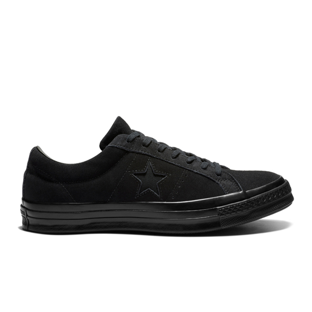 Converse one star Suede Triple Black Low Top