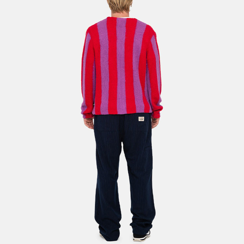 Stussy FW23 STRIPE BRUSHED CARDIGAN