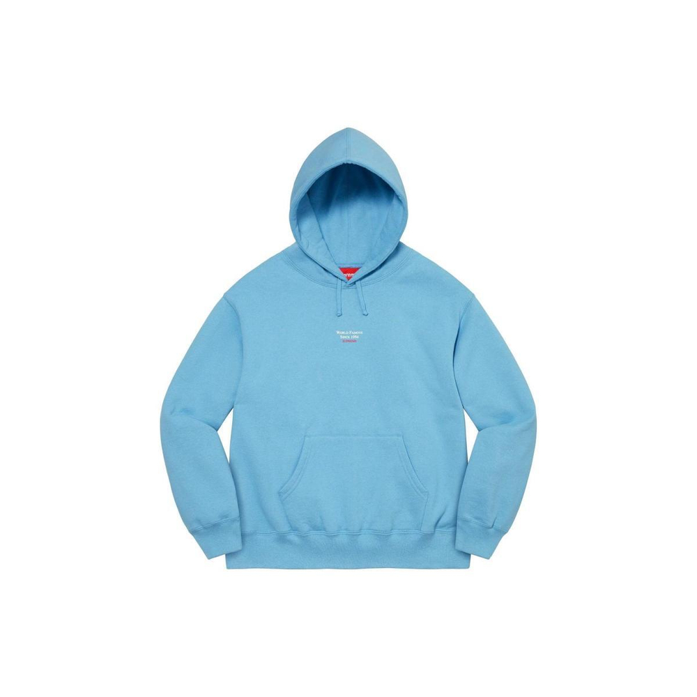 Supreme SS23 Week 4 WORLD FAMOUS MICRO HOODED SWEATSHIRT Logo