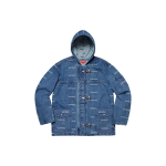 Supreme SS19 Logo Denim Turnout Jacket Denim Logo