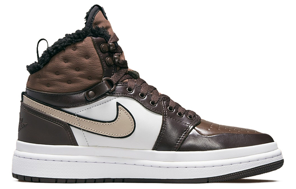 Jordan Air Jordan 1 acclimate High Skate Vintage Basketball Shoes Women's Coffee