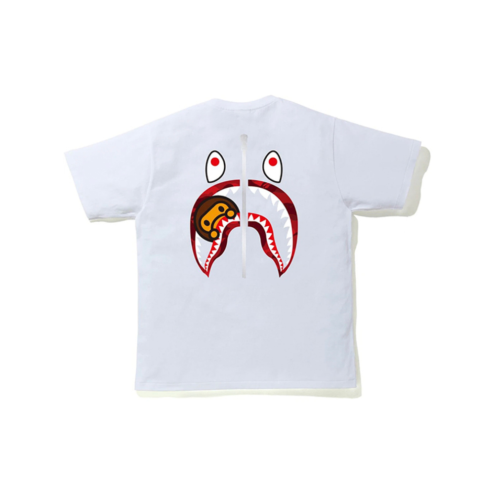 A BATHING APE ABC Camo Milo Shark Tee T